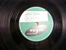 Mahalia Jackson 78 tours V 121