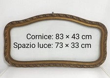 Cornice antica dorata con