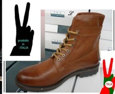 STIVALI UOMO ANFIBI pelle scarponcini stivaletti 40 43 41 44 45 46   v