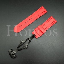 Cinturino in gomma rosso 22 24