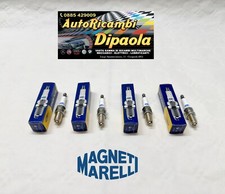 KIT 4 CANDELE MAGNETI MARELLI FIAT GRANDE PUNTO EV 1.2 1.4 BENZINA NATURAL POWER