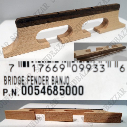 Fender banjo ponte - in, legno