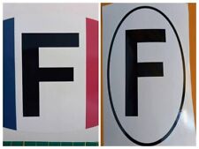 Autocollant F France français