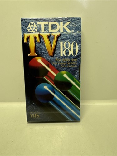 Cassetta nastro vhs tdk tv180 - cassetta/nastro,