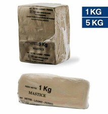 MASTICE STUCCO PER VETRI VETRO FERRO LEGNO USO PROFESSIONALE 1 - 5 KG 18770V