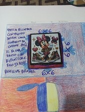 Patch Louis Vuitton Ricamato Con Tessuto Denim 