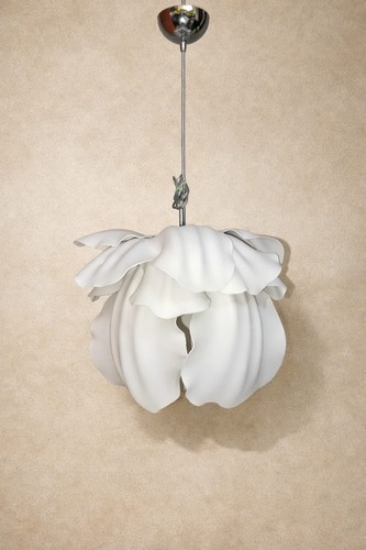 Lampadario fiore artigianale - lampadario,