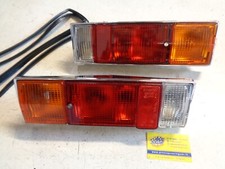 COPPIA FANALI POSTERIORI FIAT 124 SPIDER - ABARTH - 1600 - 1800 - COMPLETI