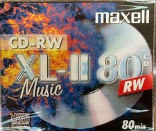 Maxell CD-RW 80 XL-II BRANDED