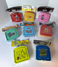 Contenitori panini cartone animato Disney Nickelodeon lunch box sigillati in fabbrica 2025 NUOVI