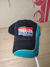 Cappello Vintage Suzuki Makita Cinghia Posteriore Camionista Berretto a Sfera Corsa Moto Cross
