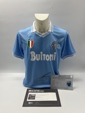 SSC NAPOLI Maglia Diego Maradona Firmata Autografo COA L