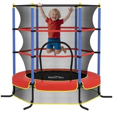 HOMCOM Trampolino per Bambini