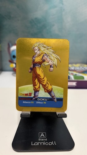 Lamincards goku ss3 gold - goku,