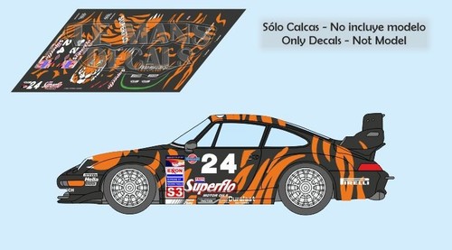 Decals porsche 911 gt2 sebring - decals,