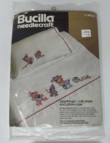 Kit ricamo stampato lenzuola - , e