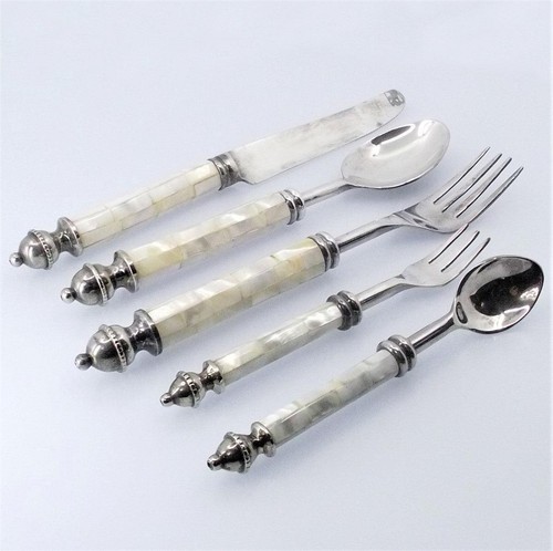 Set posate vintage manico - , in