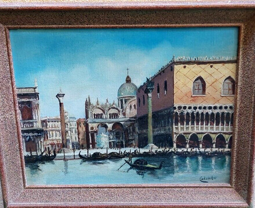 Dipinto veduta venezia - dipinto,
