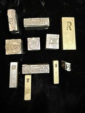 Stampanti in metallo stampa blocchi radio ABC, lettere di stato della California e altro