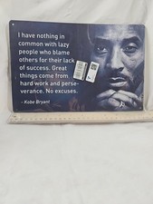 Insegna in metallo citazione