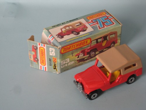 Matchbox jeep cj6 rosso - cj6,