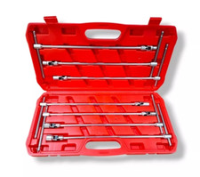 SET CHIAVI A T A SNODO 7 PEZZI CROMO VANADIO MIS,8-10-12-13-14-17-19mm X395mm..