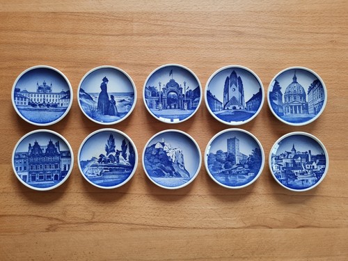 10x royal copenhagen aluminia - 10x,