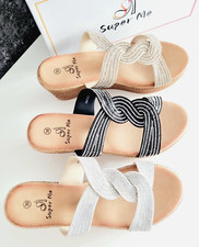 Scarpe donna plateau ciabatte