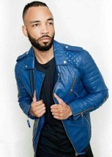 Giacca uomo blu elegante fatta