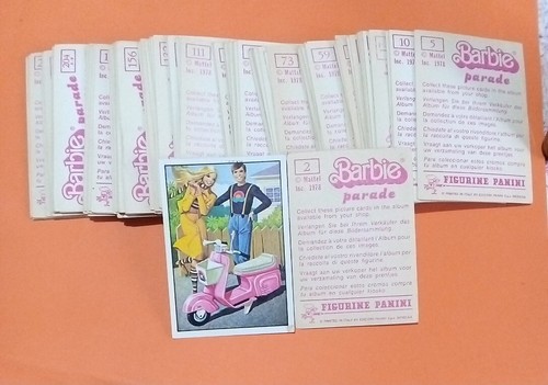 Barbie parade panini 1978 - barbie,