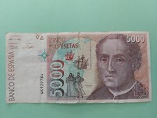 1992 Spagna 5000 pesetas circolata