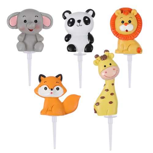 Pezzi cake topper animali - pezzi,