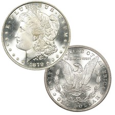 1879 S Morgan Silver Dollar $1