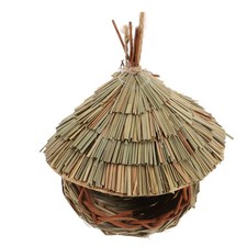  Casetta per uccelli in paglia fatta a mano Casette per uccelli colibrì Nidi per