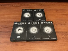 Death Note Manga Black Edition 1-5 Volumes 1-10 Story by  Tsugumi Ohba - ENGLISH