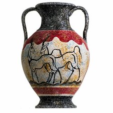 Antica anfora minoica greca