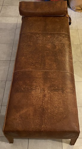 Chaise longue cuoio - chaise-longue,