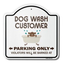 Dog Wash Customer 18" X 18"