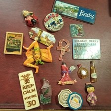 Lotto 16 Calamite Magneti Da Frigo Souvenir Da Tutto Il Mondo  (Cal 5)