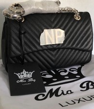 Borsa Mia Bag Nera Iniziali NP