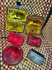 Lotto 8 Fari Gialli Fendinebbia Fanali Carrello Jodolux Siem