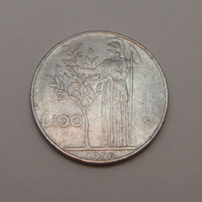 Italy 100 Lire 1956R Stainless