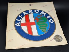 ALFA ROMEO Ø 14 CM 140MM ADESIVO ADESIVI STICKER STICKERS DECALCOMANIA LOGO NOME