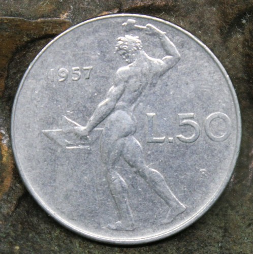 1957r italy lire - 1957r, 50
