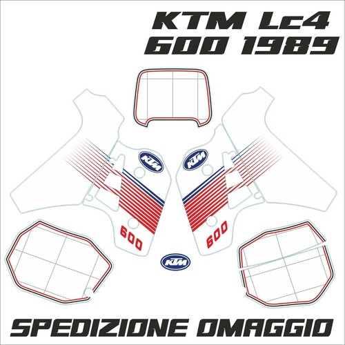 Ktm 600 lc4 1989 - , grafica