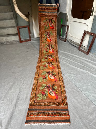 Tappeto runner vintage afgano