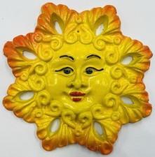 Sicilian Pottery- 5’’ Sun