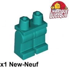 Lego 1x figurine minifigurine jambe Hips and Legs dark turquoise foncé 970c00