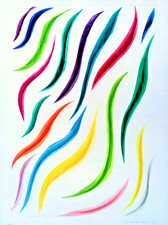 Piero Dorazio  incisione, acquaforte, originale, firmata ,  certificata  60 x 80