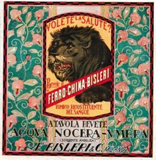 PUBBLICITA' 1924 FERRO CHINA